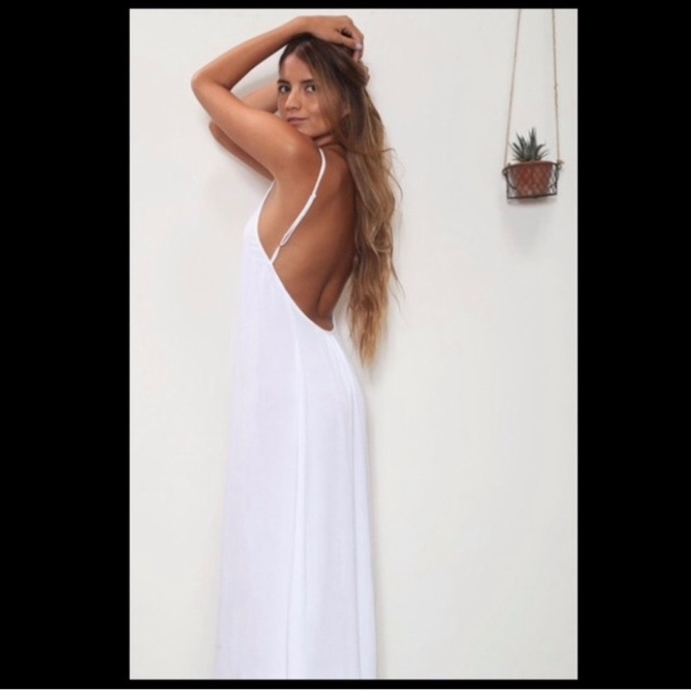 Flynn Skye scoop back maxi dress